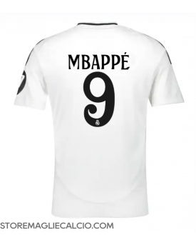 Real Madrid Kylian Mbappe #9 Maglia Gara Casa Repliche 2024-25